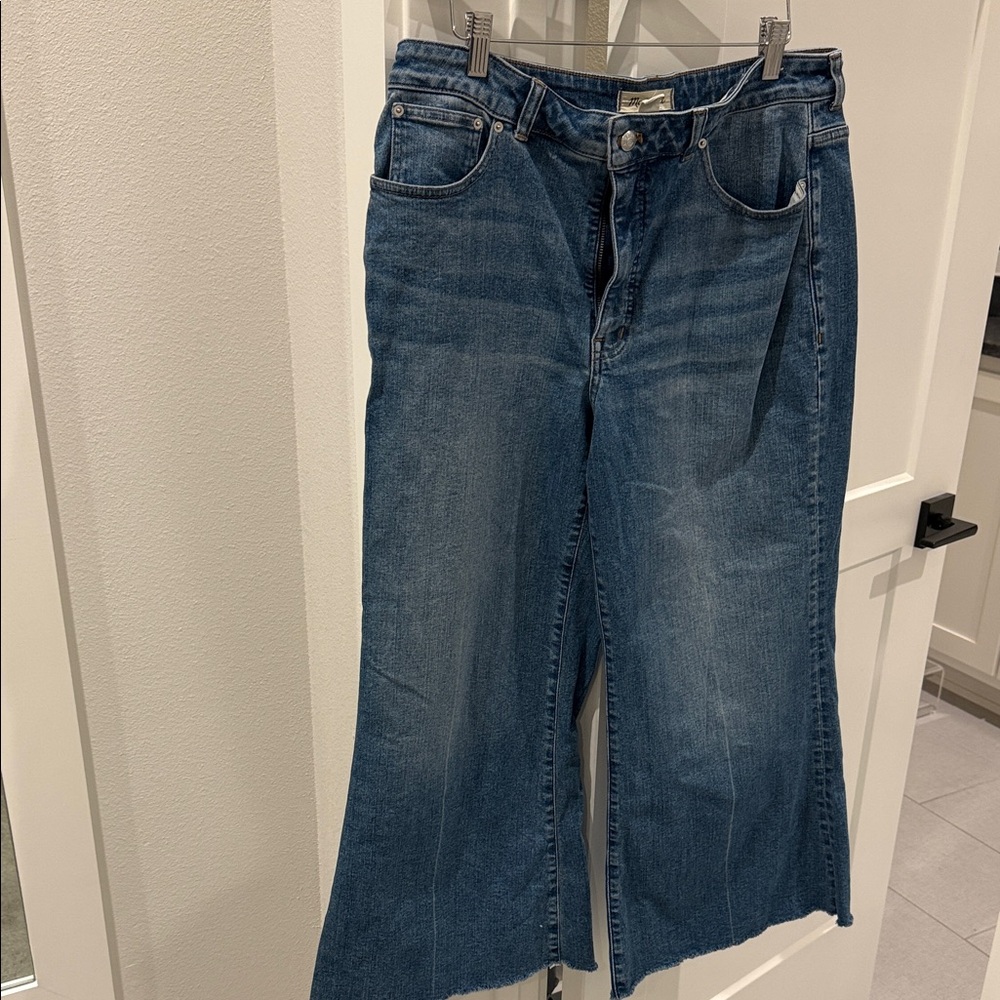 Madewell Curvy Flair Wide Leg Jeans